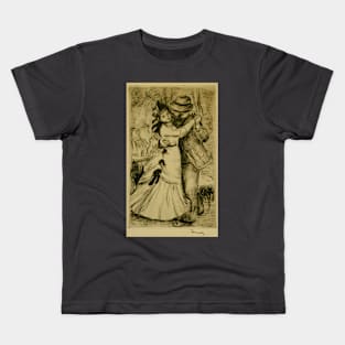 Dance in the Country by Pierre Renoir Kids T-Shirt